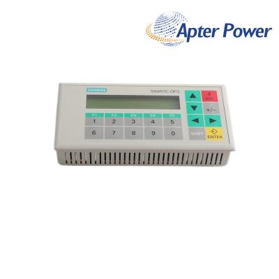 SIEMENS 6AV3503-1DB10 Operator Interface Panel 
