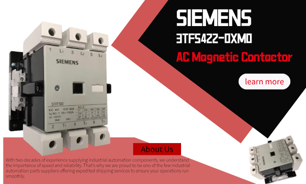 SIEMENS 3TF5422-0XM0 AC Magnetic Contactor: Reliable High-Power Motor Control