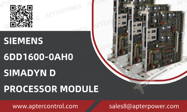 SIEMENS 6DD1600-0AH0 ：Enhancing Control Precision
