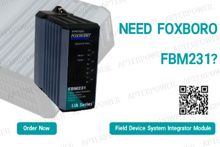 Foxboro FBM231 simplifies integration