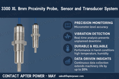 3300 XL 8mm Proximity Sensor for Large Industrial Equipment